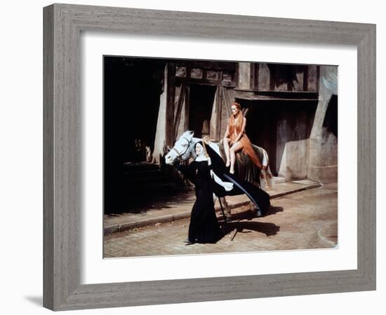 Madame by Coventry (Lady Godiva of Coventry) by Arthur Lubin with Maureen O'Hara (Lady Godiva), 195-null-Framed Photo