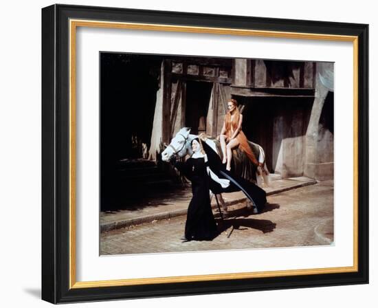 Madame by Coventry (Lady Godiva of Coventry) by Arthur Lubin with Maureen O'Hara (Lady Godiva), 195-null-Framed Photo