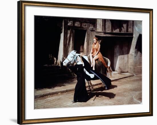 Madame by Coventry (Lady Godiva of Coventry) by Arthur Lubin with Maureen O'Hara (Lady Godiva), 195-null-Framed Photo