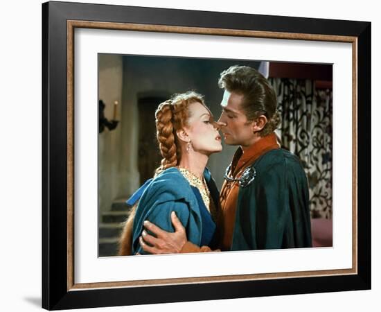 Madame by Coventry (Lady Godiva of Coventry) by Arthur Lubin with Maureen O'Hara (Lady Godiva) and -null-Framed Photo