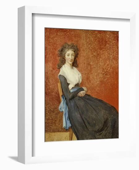 Madame Charles-Louis Trudaine, 1790-Jacques Louis David-Framed Giclee Print