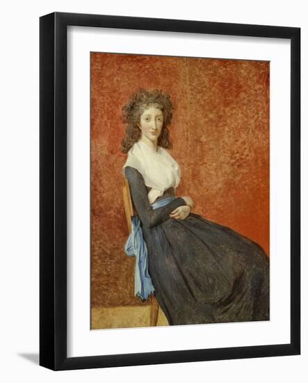 Madame Charles-Louis Trudaine, 1790-Jacques Louis David-Framed Giclee Print