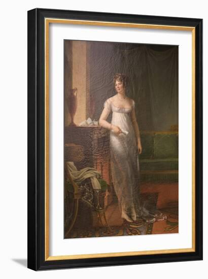 Madame Charles-Maurice De Talleyrand-Périgord, Princesse De Bénévent-Francois Gerard-Framed Art Print