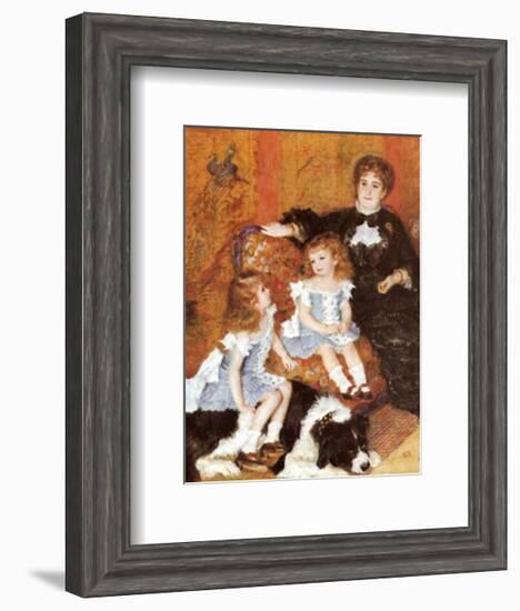 Madame Charpentier and Her Children-Pierre-Auguste Renoir-Framed Art Print