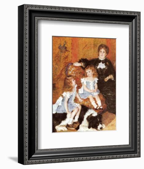 Madame Charpentier and Her Children-Pierre-Auguste Renoir-Framed Art Print