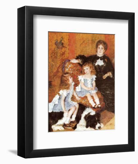 Madame Charpentier and Her Children-Pierre-Auguste Renoir-Framed Art Print