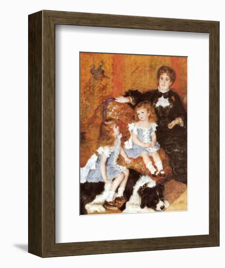 Madame Charpentier and Her Children-Pierre-Auguste Renoir-Framed Art Print