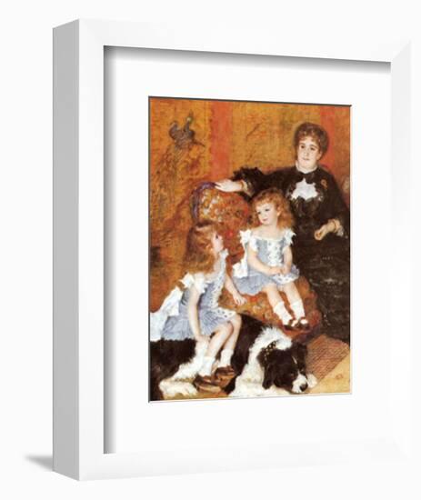 Madame Charpentier and Her Children-Pierre-Auguste Renoir-Framed Art Print