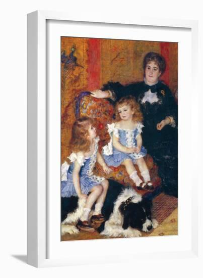 Madame Charpentier and Her Children-Pierre-Auguste Renoir-Framed Art Print