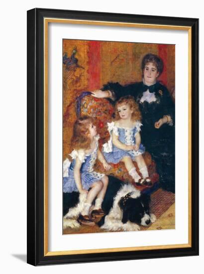 Madame Charpentier and Her Children-Pierre-Auguste Renoir-Framed Art Print