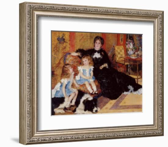 Madame Charpentier with Her Children-Pierre-Auguste Renoir-Framed Giclee Print