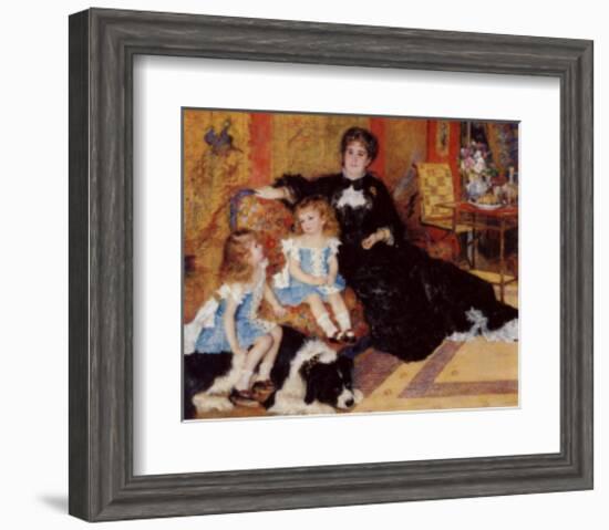 Madame Charpentier with Her Children-Pierre-Auguste Renoir-Framed Giclee Print