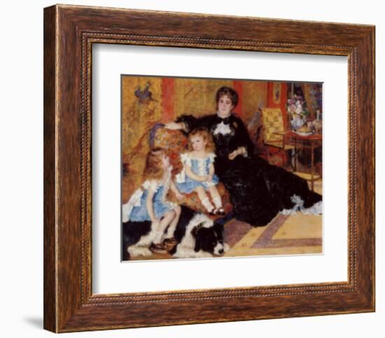 Madame Charpentier with Her Children-Pierre-Auguste Renoir-Framed Giclee Print