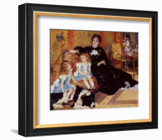 Madame Charpentier with Her Children-Pierre-Auguste Renoir-Framed Giclee Print