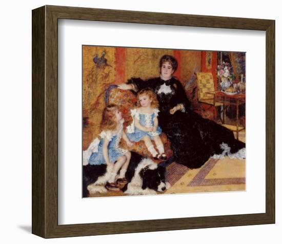 Madame Charpentier with Her Children-Pierre-Auguste Renoir-Framed Giclee Print