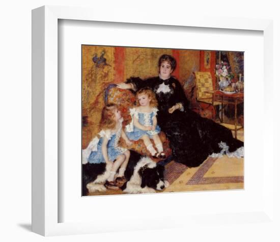 Madame Charpentier with Her Children-Pierre-Auguste Renoir-Framed Giclee Print