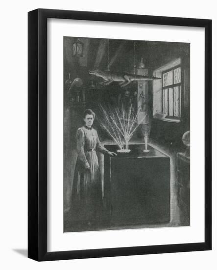 Madame Curie, the Modern Alchemist-null-Framed Giclee Print