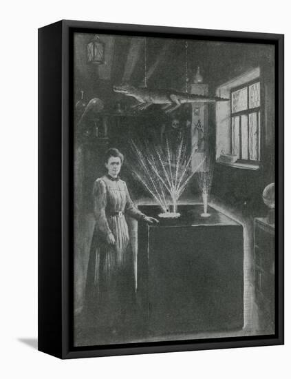 Madame Curie, the Modern Alchemist-null-Framed Premier Image Canvas