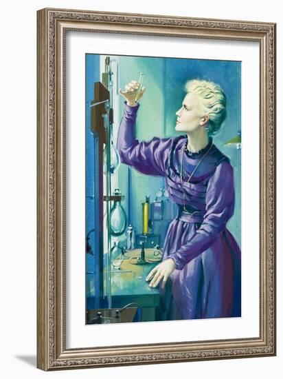 Madame Curie-Mcbride-Framed Giclee Print