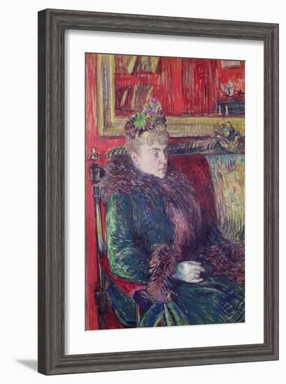 Madame De Gortzikoff, 1893-Henri de Toulouse-Lautrec-Framed Giclee Print