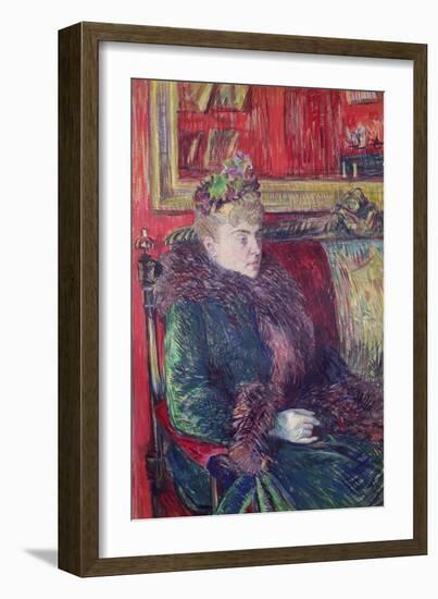 Madame De Gortzikoff, 1893-Henri de Toulouse-Lautrec-Framed Giclee Print