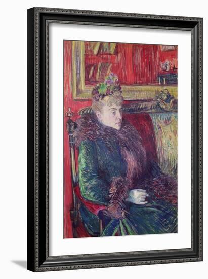 Madame De Gortzikoff, 1893-Henri de Toulouse-Lautrec-Framed Giclee Print