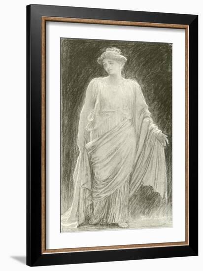 Madame De Navarro (Mary Anderson) as Hermione in a 'Winter's Tale'-Frank Bernard Dicksee-Framed Giclee Print