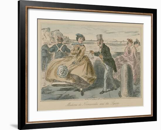 Madame De Normanville and the Squire-John Leech-Framed Giclee Print