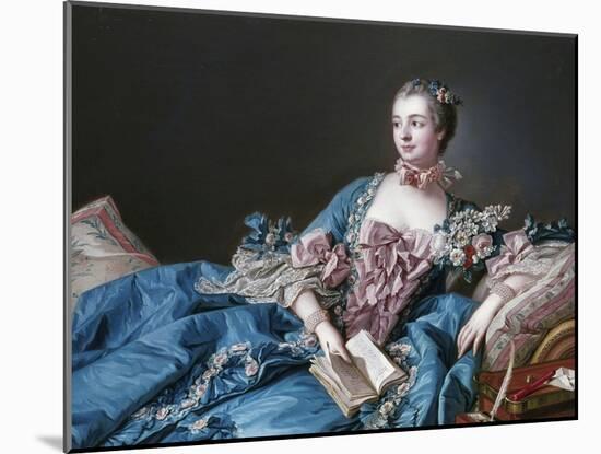 Madame de Pompadour, 1721-64, Mistress of Louis XV-Francois Boucher-Mounted Giclee Print