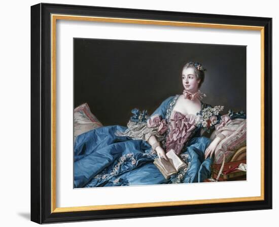 Madame de Pompadour, 1721-64, Mistress of Louis XV-Francois Boucher-Framed Giclee Print