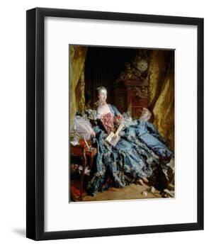 Madame De Pompadour-Francois Boucher-Framed Giclee Print