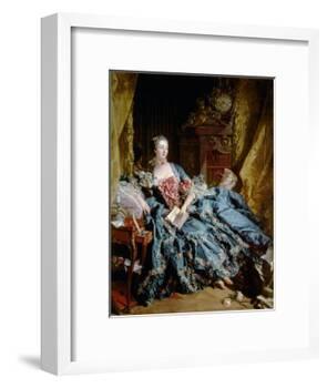 Madame De Pompadour-Francois Boucher-Framed Giclee Print
