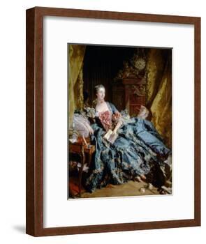 Madame De Pompadour-Francois Boucher-Framed Giclee Print