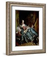 Madame De Pompadour-Francois Boucher-Framed Giclee Print