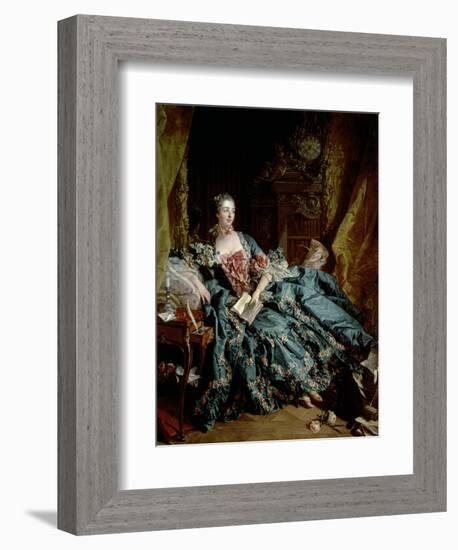 Madame De Pompadour-Francois Boucher-Framed Giclee Print