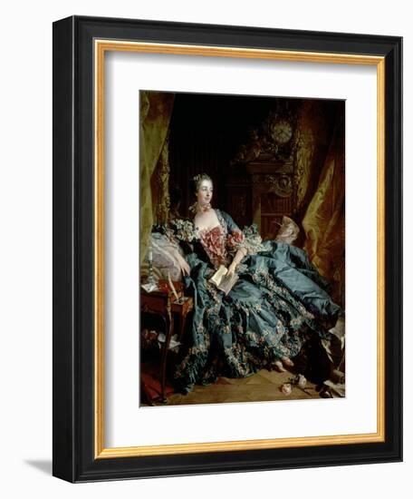 Madame De Pompadour-Francois Boucher-Framed Giclee Print