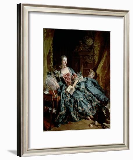 Madame De Pompadour-Francois Boucher-Framed Giclee Print