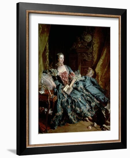 Madame De Pompadour-Francois Boucher-Framed Giclee Print