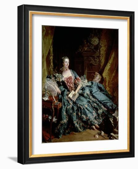 Madame De Pompadour-Francois Boucher-Framed Giclee Print