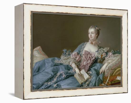 Madame De Pompadour-Francois Boucher-Framed Premier Image Canvas