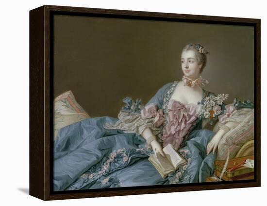 Madame De Pompadour-Francois Boucher-Framed Premier Image Canvas