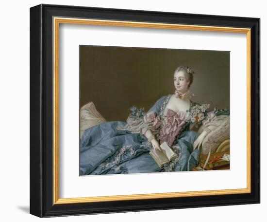 Madame De Pompadour-Francois Boucher-Framed Giclee Print