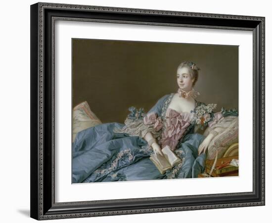 Madame De Pompadour-Francois Boucher-Framed Giclee Print