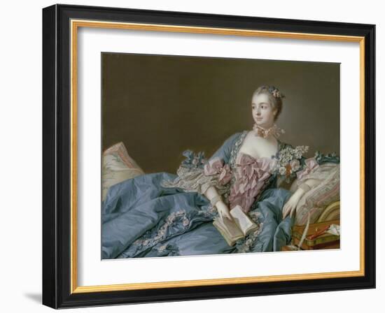 Madame De Pompadour-Francois Boucher-Framed Giclee Print