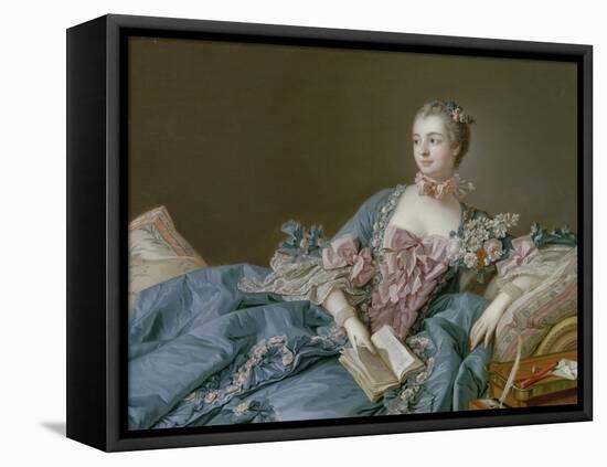 Madame de Pompadour-François Boucher-Framed Premier Image Canvas