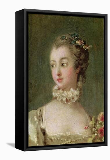 Madame de Pompadour-Francois Boucher-Framed Premier Image Canvas