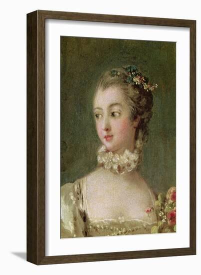 Madame de Pompadour-Francois Boucher-Framed Giclee Print