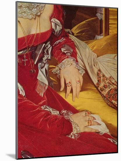 Madame De Senonnes, Detail of Her Arms, 1814-16-Jean Auguste Dominique Ingres-Mounted Giclee Print