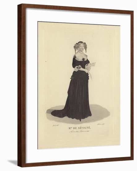 Madame De Sevigne, French Writer-null-Framed Giclee Print