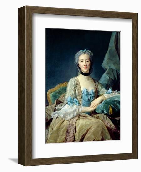 Madame De Sorquainville, 1749-Jean-Baptiste Perronneau-Framed Giclee Print